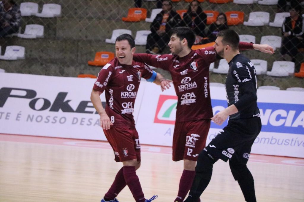 Veja os gols da partida entre Carlos Barbosa 2x2 JEC/Krona Futsal