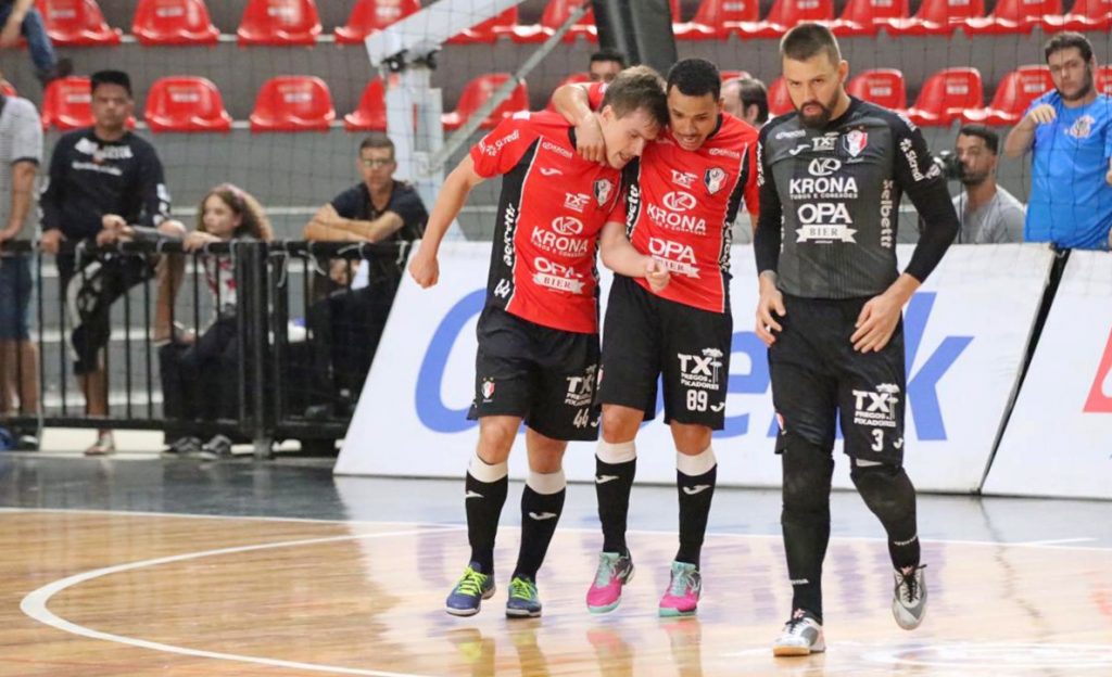Gols: Corinthians 2x2 JEC/Krona - quartas de final da Liga Nacional de Futsal
