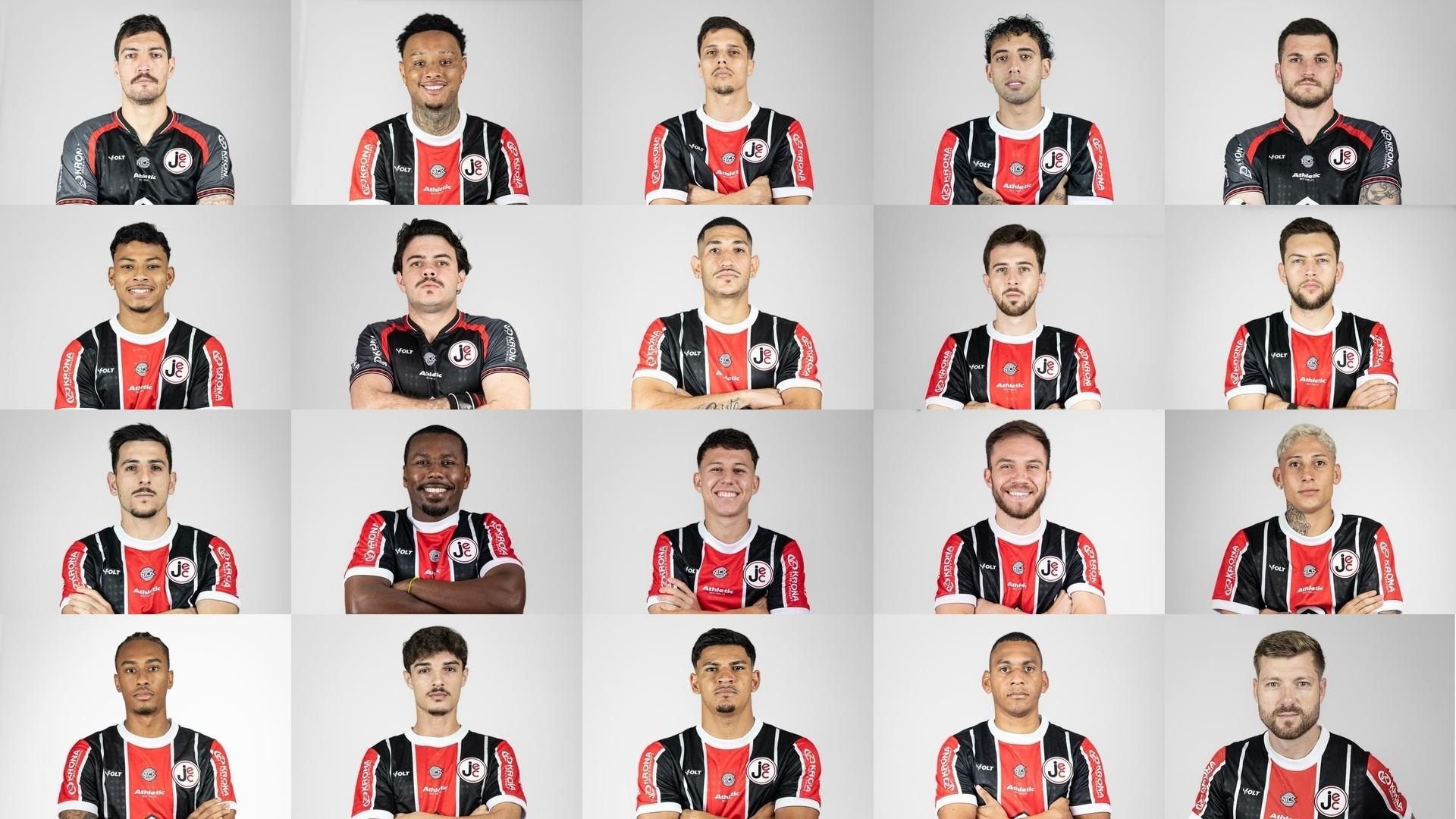 Os 20 jogadores anunciados pelo JEC para a Copa Santa Catarina 2026
