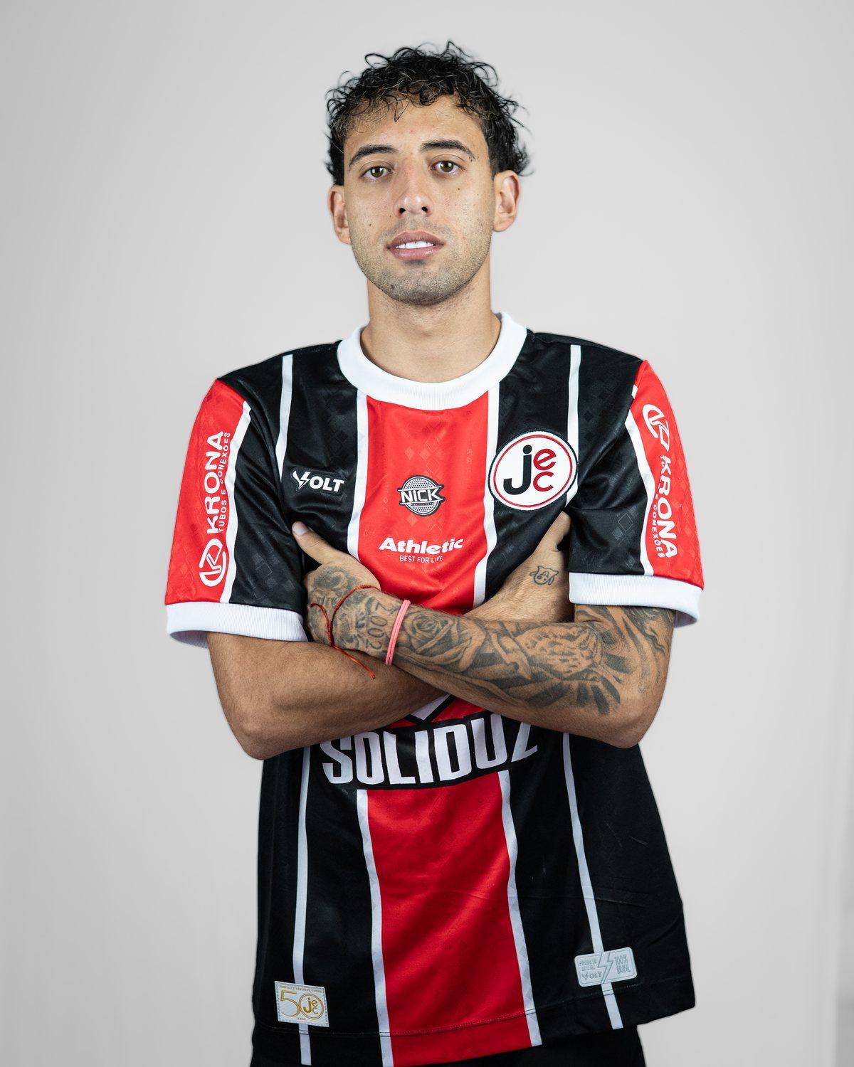 Pedro Arthur, jogador do JEC para a Copa Santa Catarina 2026