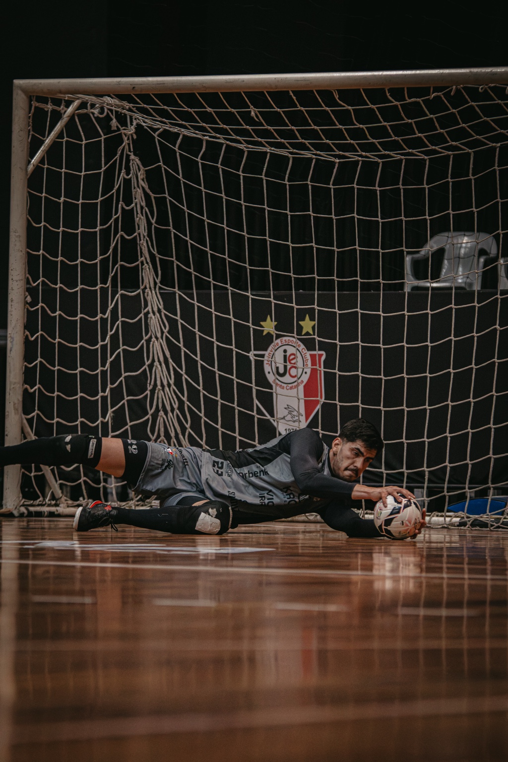 Treinamento de defesa no JEC Futsal