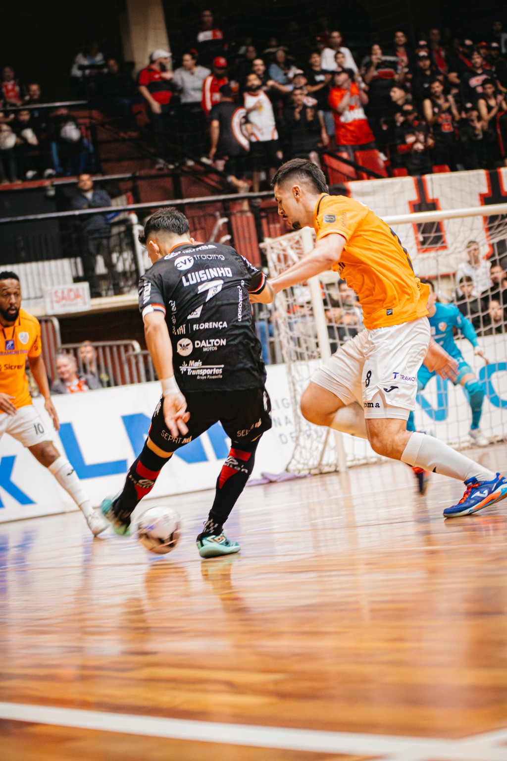 JEC Futsal em partida contra a ACBF