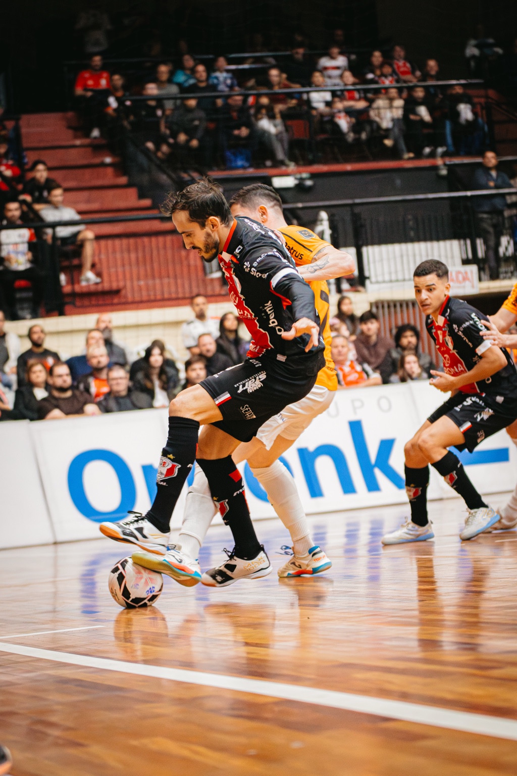 JEC Futsal em partida contra a ACBF